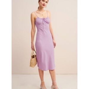 ROUJE Daria Dress Purple Dot